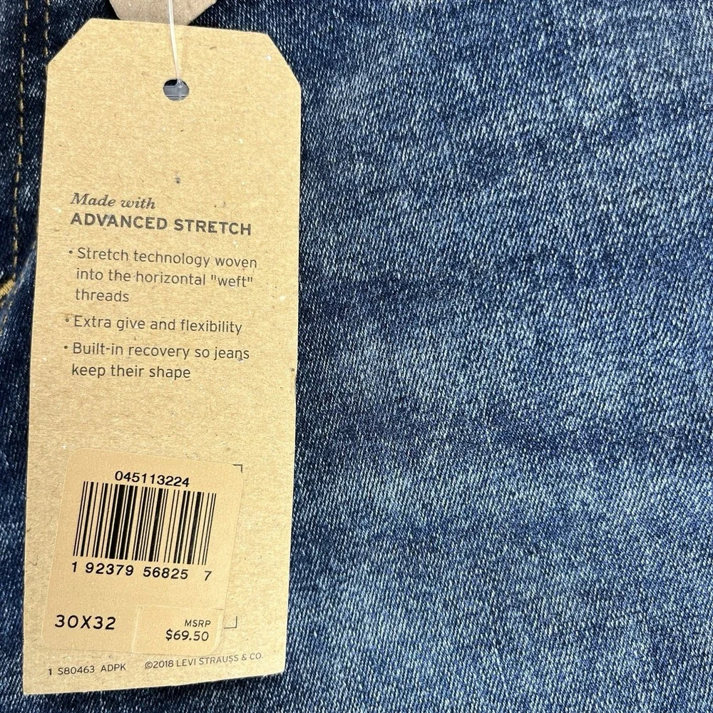 Levi's 511‎ New With Tags blue jeans Mens (30x32)  slim fit original stretch